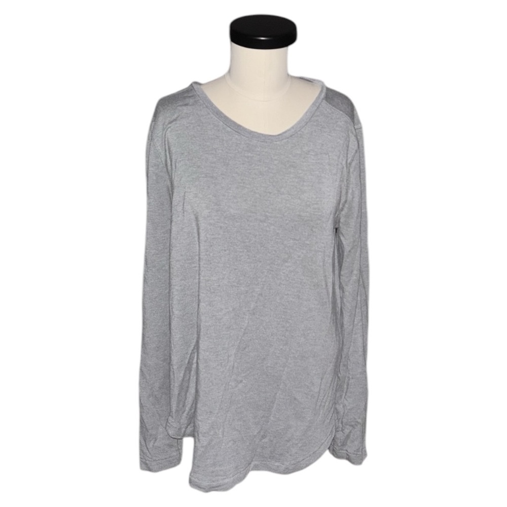 J. Crew Gray Long Sleeve Super Comfy Tee